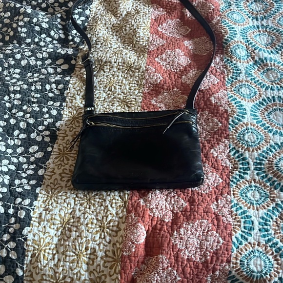 Margot Black Leather Crossbody Bag - Picture 6 of 6